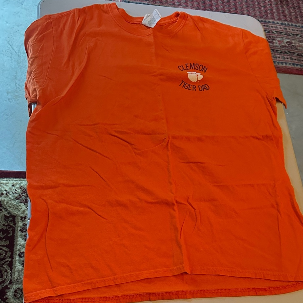 Gildan Orange Clemson Tiger Dad Tee